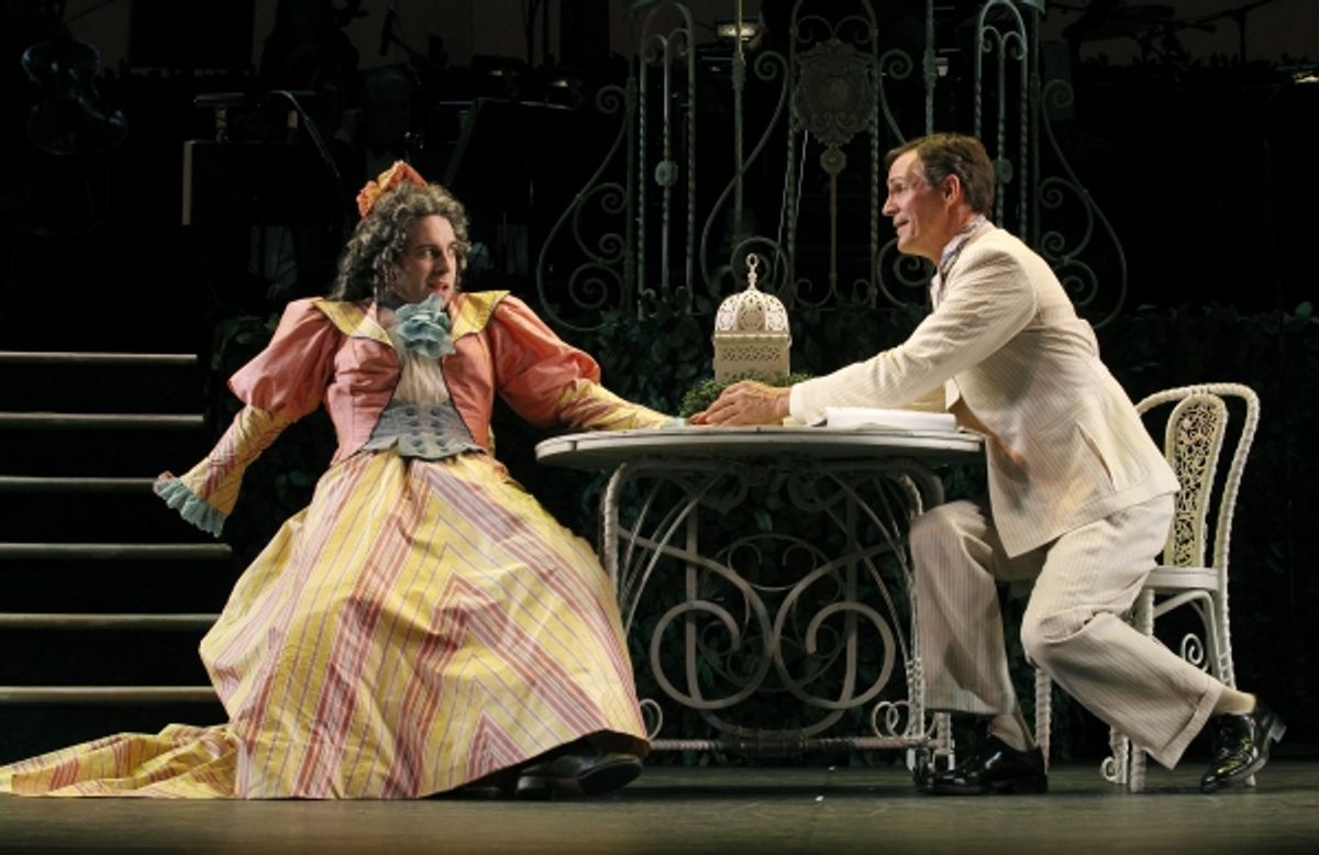 Where's Charley? New York City Center  Cast List: Rebecca Luker, Howard McGillin, Rob McClure, Sebastian Arcelus, Jill Paice, Jeff Brooks, and Lauren Worsham.   with Dan Callaway, Meggie Cansler, Hannah Chin, Nick Cosgrove, Desiree Davar, Ashlee Dupre, Le at 