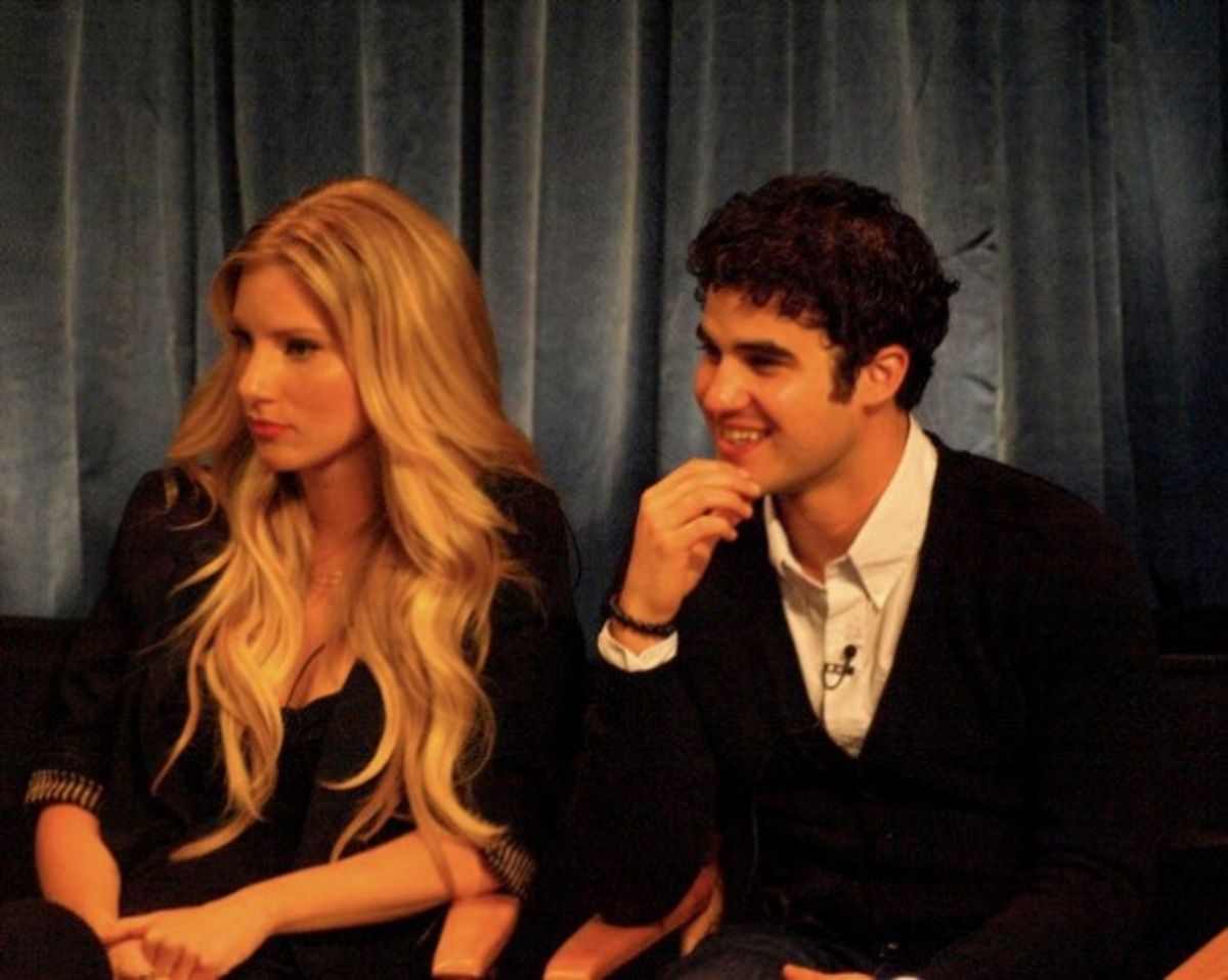 Heather Morris and Darren Criss at 