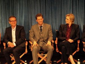 Dante DiLoreto, Matthew Morrison, and Jane Lynch Photo