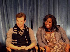 Chris Colfer and Amber Riley Photo