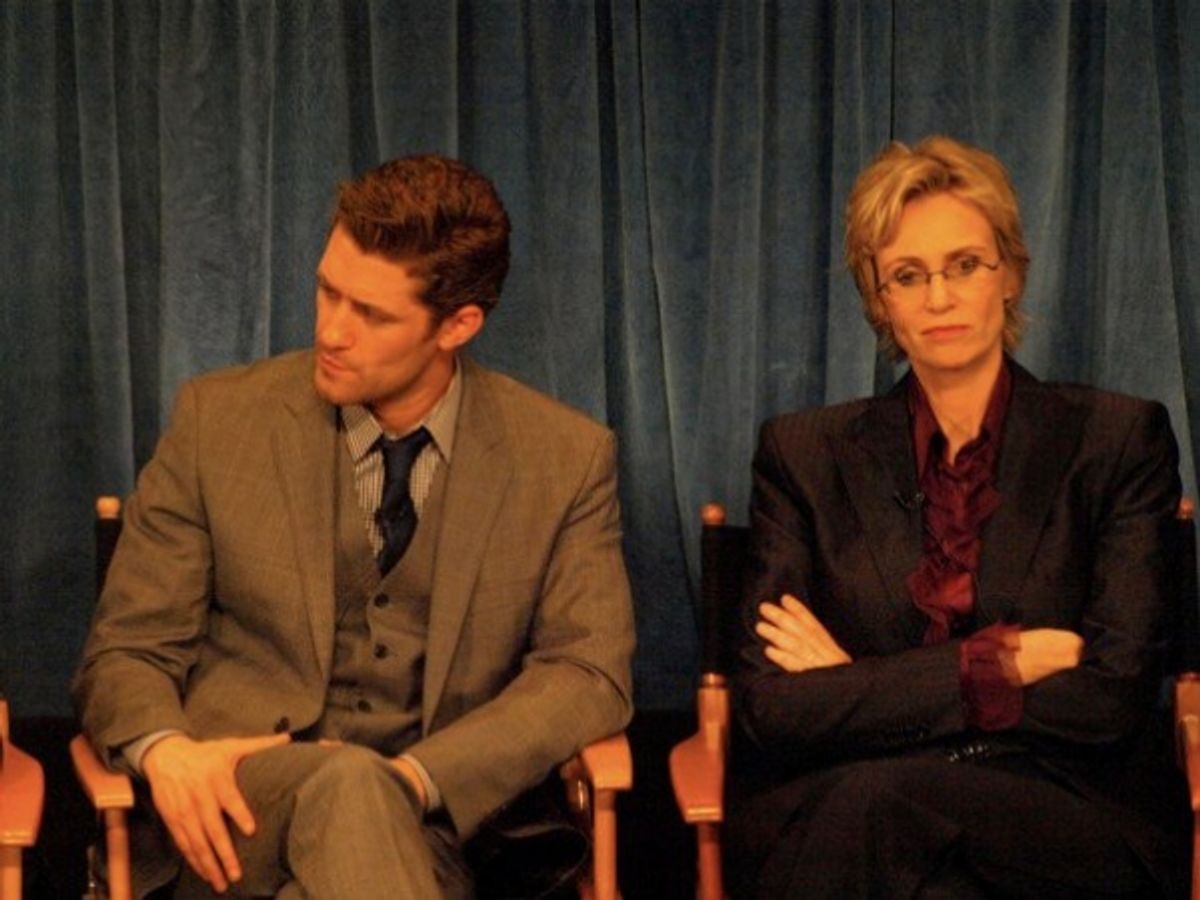 Matthew Morrison and jane Lynch at 
