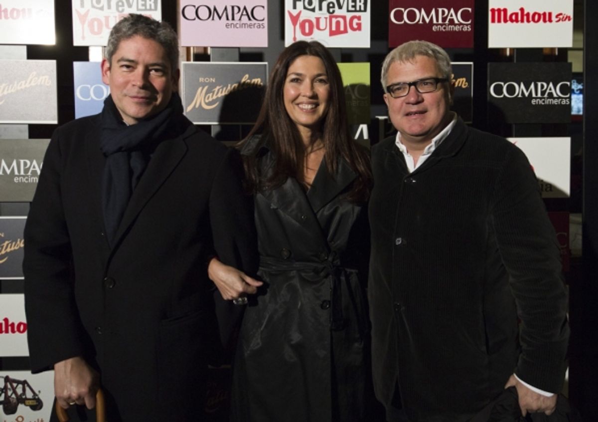 Boris Izaguirre, Joan Gracia y acompaÃ'Â±ante at 