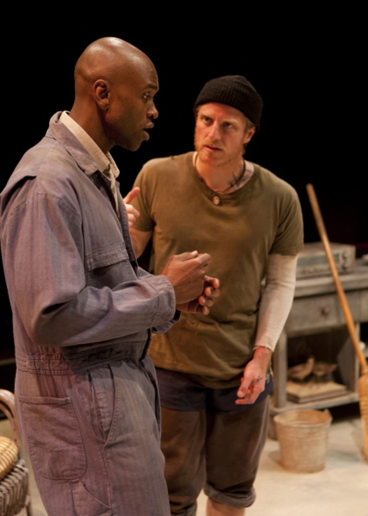 Owiso Odera as Thami and Antony Hagopian as Johan at 