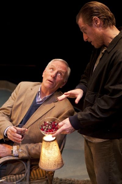Ned Schmidtke as Smith and Antony Hagopian as Johan Photo