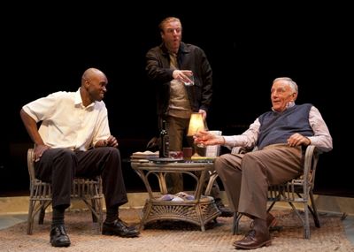 Owiso Odera as Thami, Antony Hagopian as Johan and Ned Schmidtke as Smith Photo