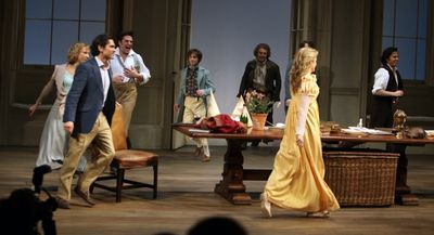 Margaret Colin & Bel Powley & Raul Esparza & Lia Williams & Billy Crudup & Tom Riley  Photo