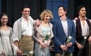 Bel Powley & Raul Esparza & Lia Williams & Billy Crudup & Tom Riley during the Broadw Photo