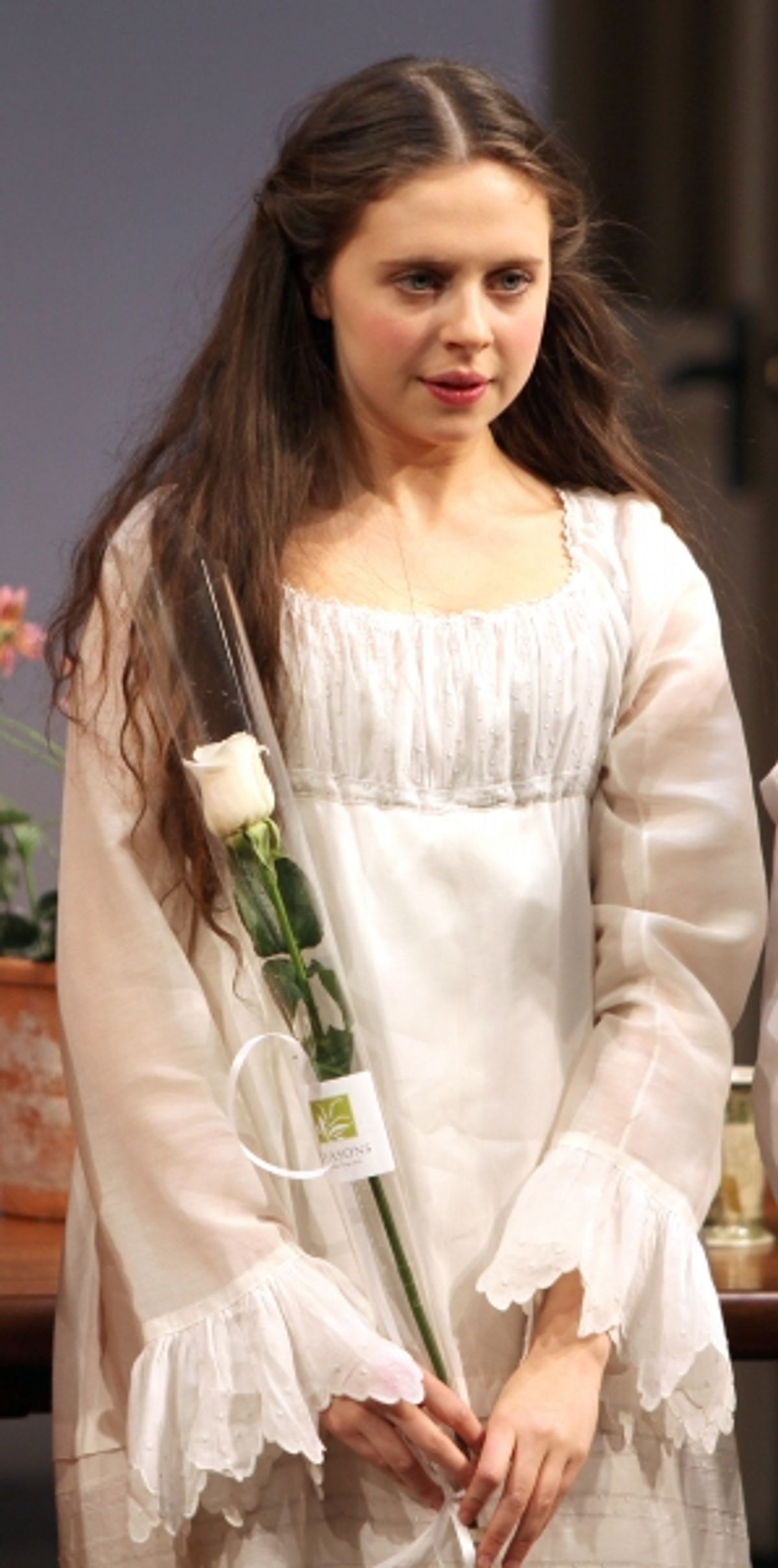 Bel Powley during the Broadway Opening Night Curtain Call for 'Arcadia' at the Barrymore Theatre in New York City. at 