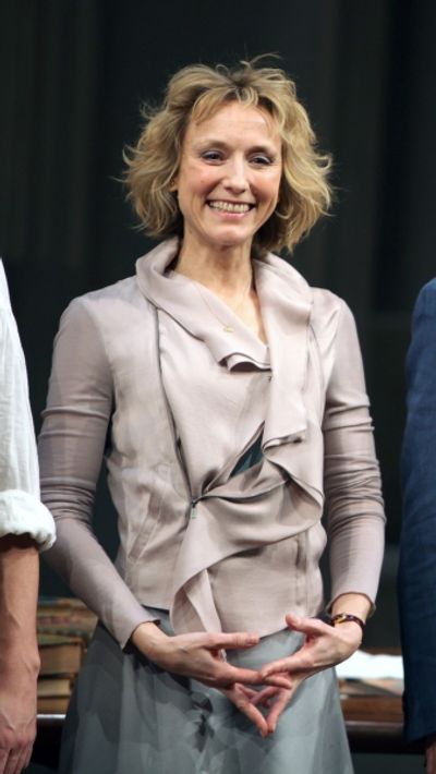 Lia Williams during the Broadway Opening Night Curtain Call for 'Arcadia' at the Barr Photo