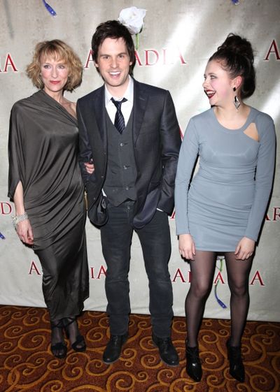 Lia Williams & Tom Riley & Bel Powley attending the Broadway Opening Night After Part Photo
