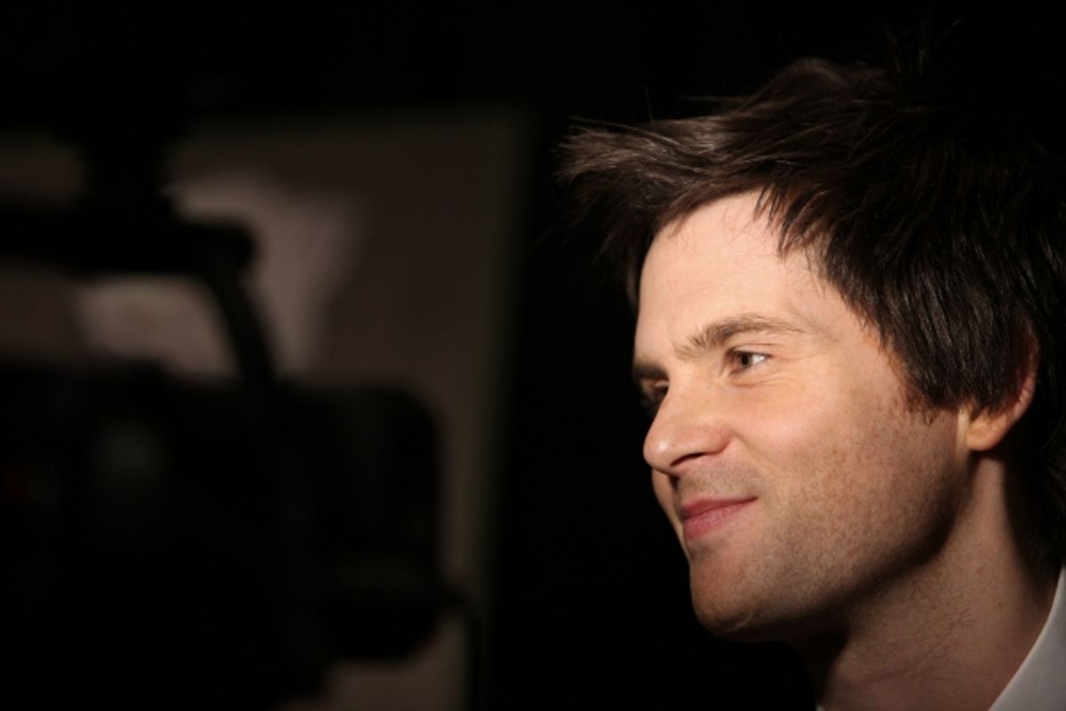 Tom Riley attending the Broadway Opening Night After Party for 'Arcadia' at Gotham Hall in New York City. at 