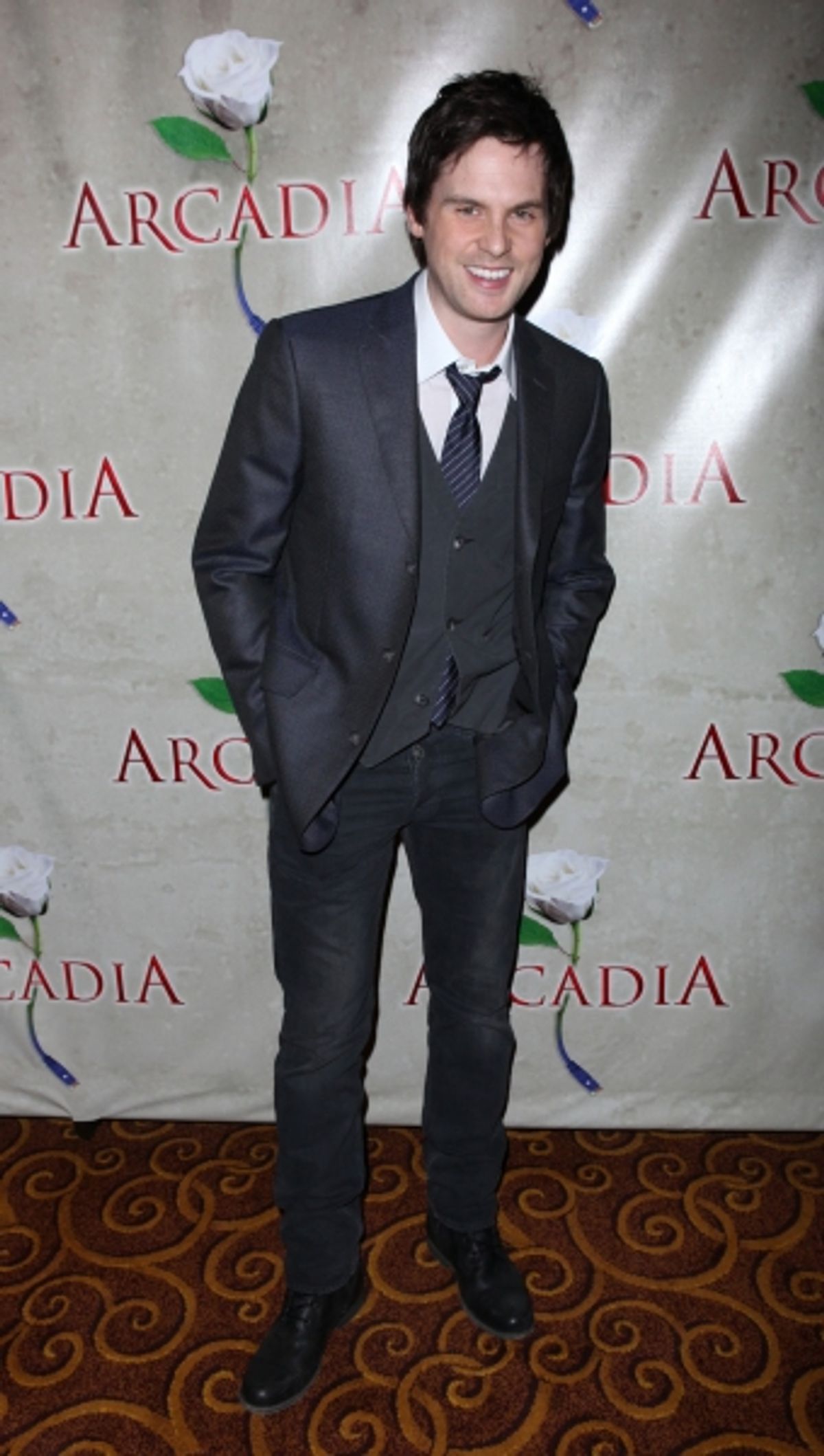Tom Riley attending the Broadway Opening Night After Party for 'Arcadia' at Gotham Hall in New York City. at 