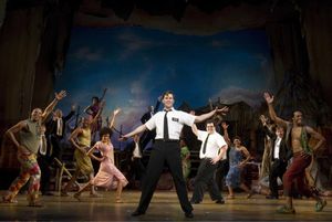 Nikki M. James, Andrew Rannells, Josh Gad and MORMON Cast @ BroadwayWorld Nikki M. James, Andrew Rannells, Josh Gad and MORMON Cast Photo