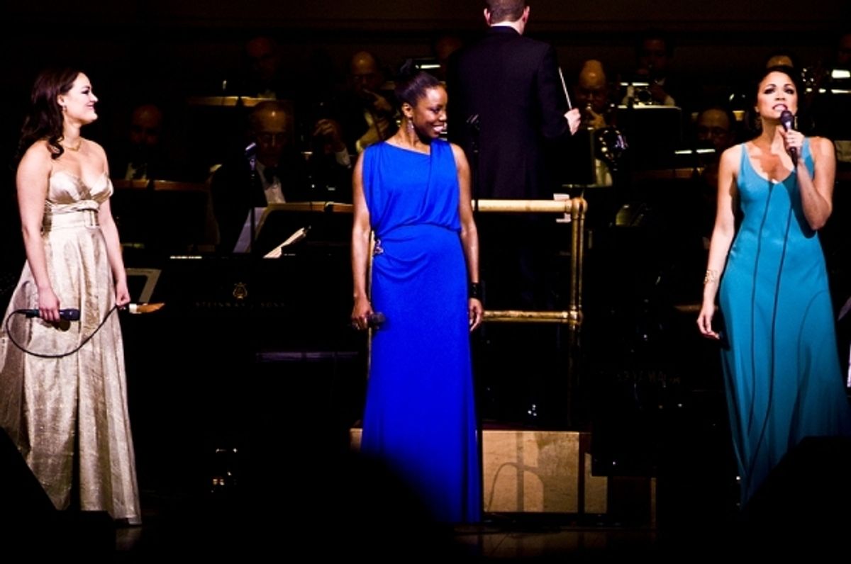 Ashley Brown, Heather Headley, Karen Olivo. Photo Credit: Walter McBride at 