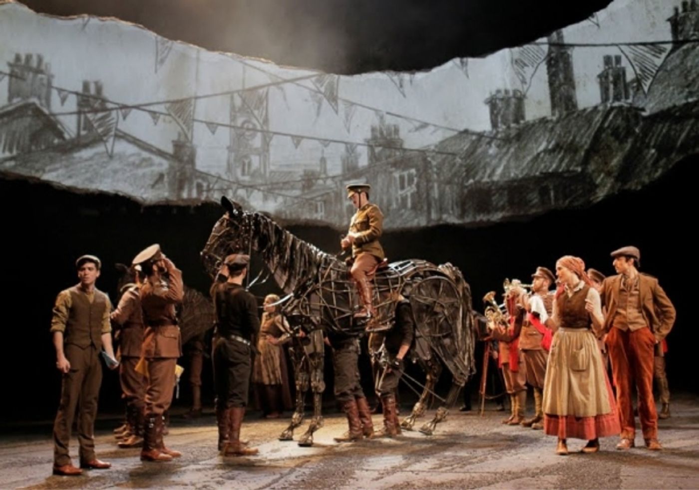 Photo Flash: WAR HORSE at LCT - First Production Shots Photo Flash: WAR HORSE at LCT - First Production Shots Image