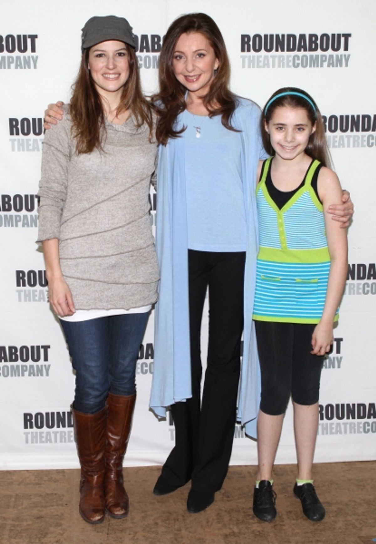 Nicole Parker, Donna Murphy and Rachel Resheff attending the 'The People in the Picture' Meet & Greet at the Roundabout Rehearsal Studios in New York City. at 