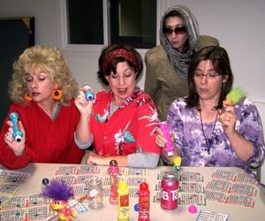 (L-R): Abby Boes (Honey), Melissa Fike (Vern), Christine Sharpe in back (Alison) and  Photo