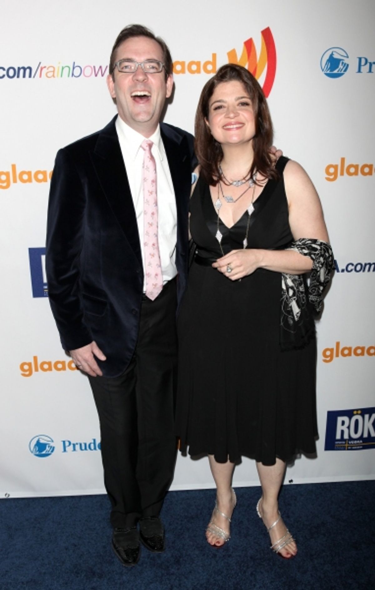 Ted Allen and Alex Guarnaschelli attending the 22nd Annual GLAAD Media Awards in New York City. at 