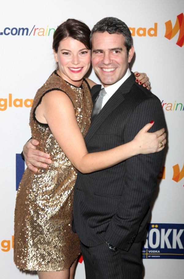 Gail Simmons and Andy Cohen attending the 22nd Annual GLAAD Media Awards in New York  Photo
