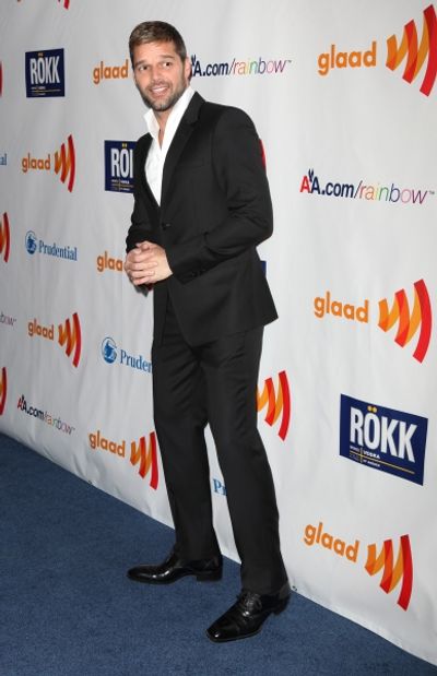 Ricky Martin attending the 22nd Annual GLAAD Media Awards in New York City. Photo