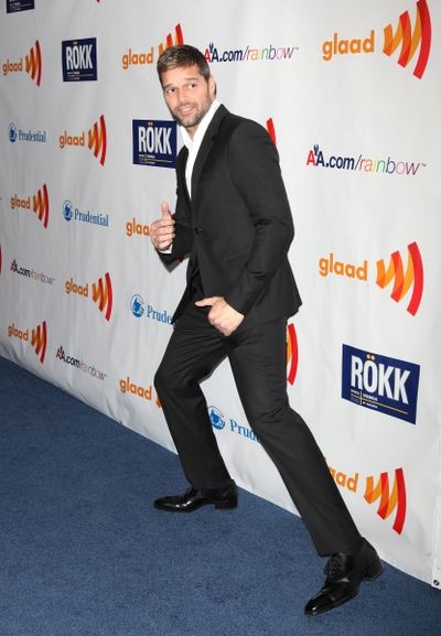 Ricky Martin attending the 22nd Annual GLAAD Media Awards in New York City. Photo