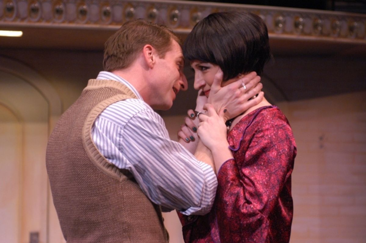 Sally Bowles (Kendal Hartse), Clifford Bradshaw (Brett Aune) at 