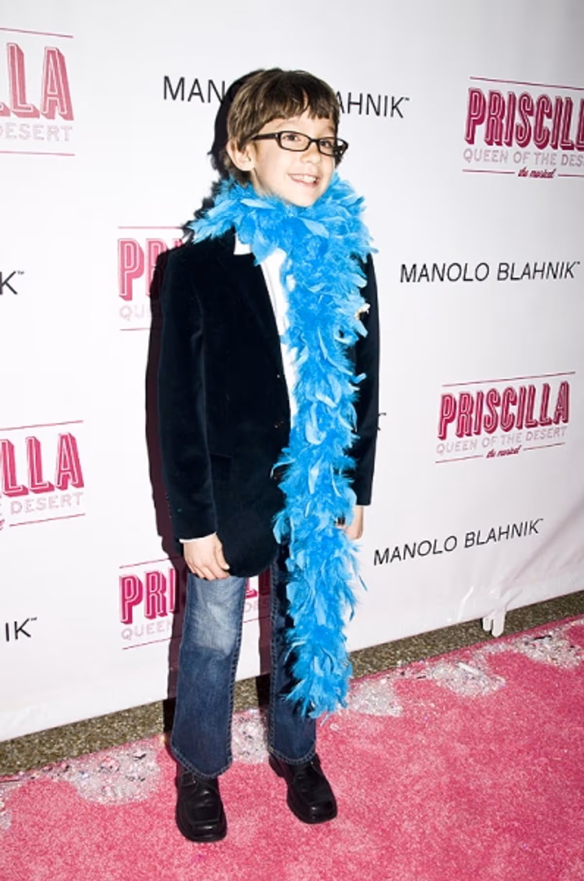 Aston Woerz at Party with the Cast of PRISCILLA on Opening Night!