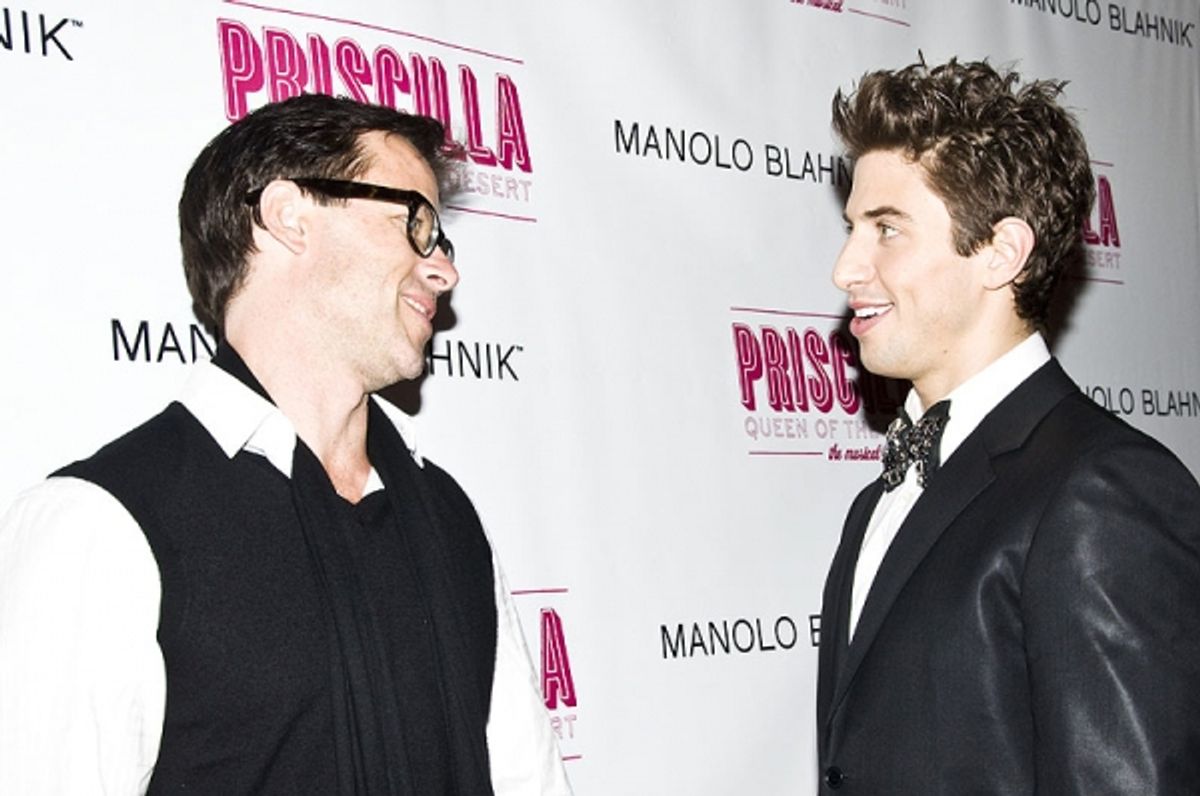  Guy Pearce & Nick Adams at 