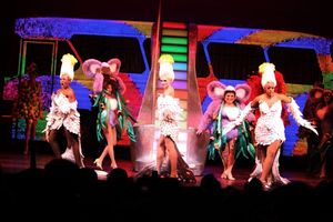 Divas: Anastacia McClesley, Ashley Spencer & Jacqueline B. Arnold during the Opening  Photo