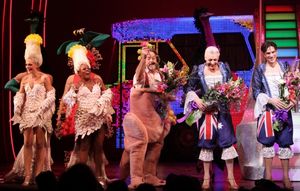 Ashley Spencer, Anastacia McCleskey, C. David Johnson, Tony Sheldon during the Opening Night Performance Curtain Call for 'Priscilla Queen Of The Desert' at the Palace Theatre in New York City. @ BroadwayWorld Ashley Spencer, Anastacia McCleskey, C. David Johnson, Tony Sheldon during the Openin Photo
