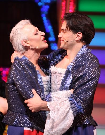 Tony Sheldon, Will Swenson during the Opening Night Performance Curtain Call for  'Pr Photo