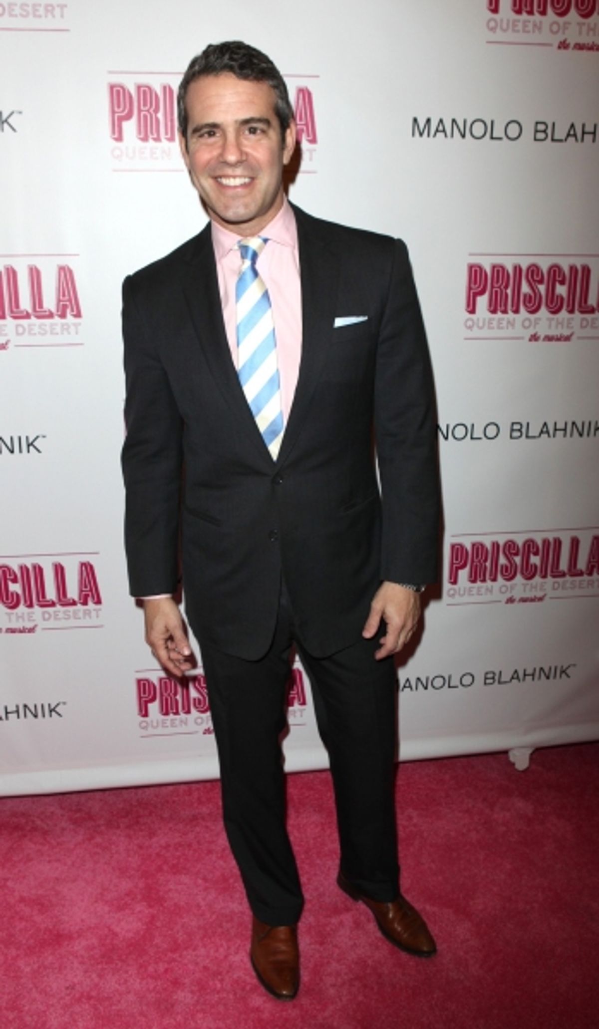 Andy Cohen attending the Broadway opening Night Performance of 'Priscilla Queen of the Desert - The Musical' at the Palace Theatre in New York City. at 