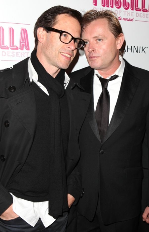 Guy Pierce & Stephen Elliott attending the Broadway opening Night Performance of 'Pri Photo