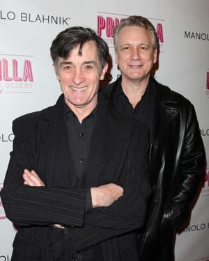 Roger Rees and partner Rick Elice attending the Broadway opening Night Performance of Photo