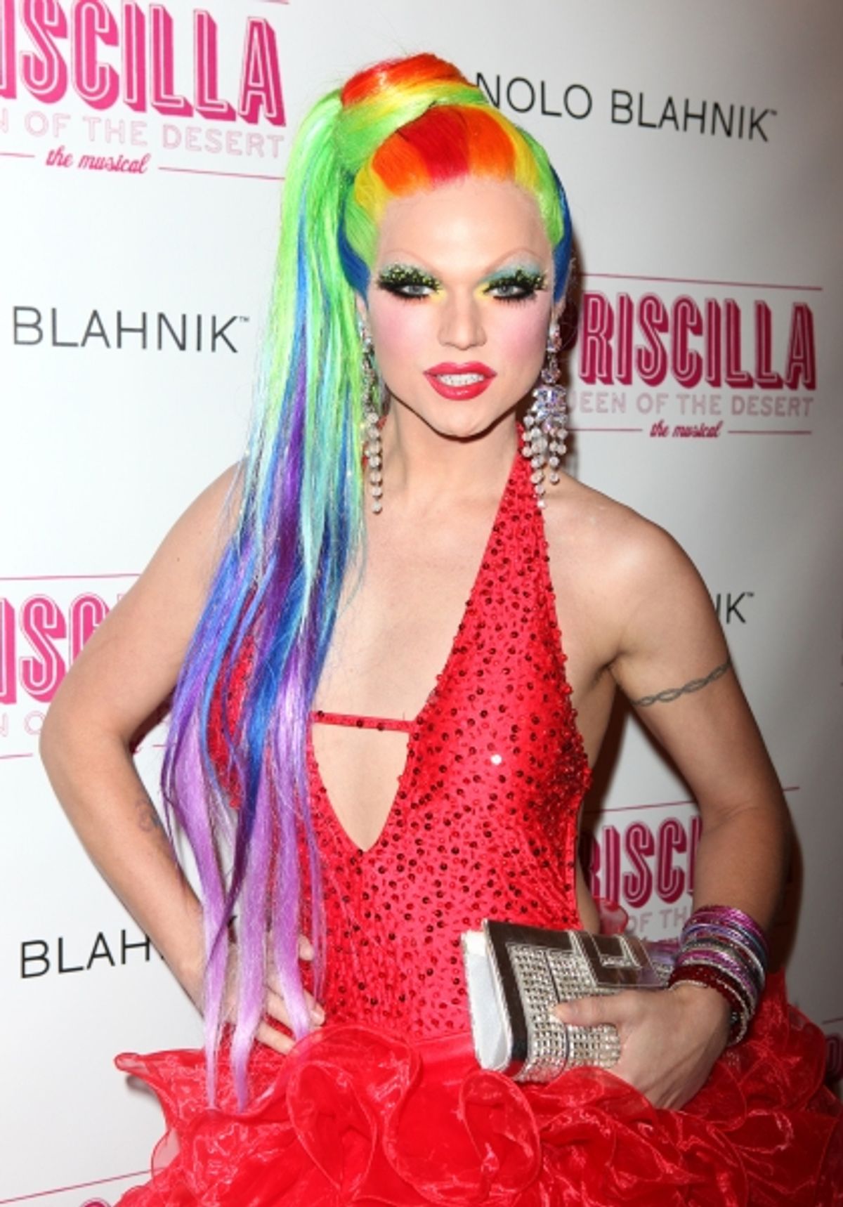 Vanity Fair attending the Broadway opening Night Performance of 'Priscilla Queen of the Desert - The Musical' at the Palace Theatre in New York City. at PRISCILLA QUEEN OF THE DESERT Red Carpet - Part 2