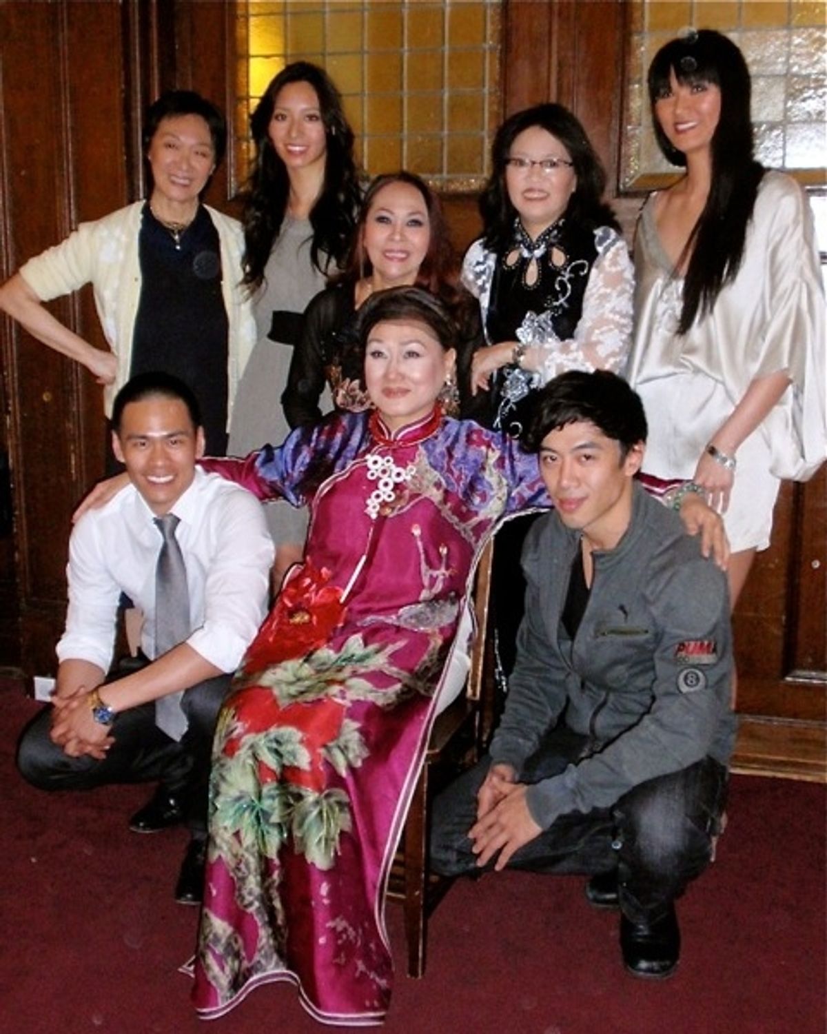 (top, l-r) - Tisa Chang, Chantal Thuy, Ngoc Dang, Nancy Eng, Tienne Vu; Bottom row left to right: Thai-Hoa Le, Nguyen thi Minh Ngoc, Leon Le at 