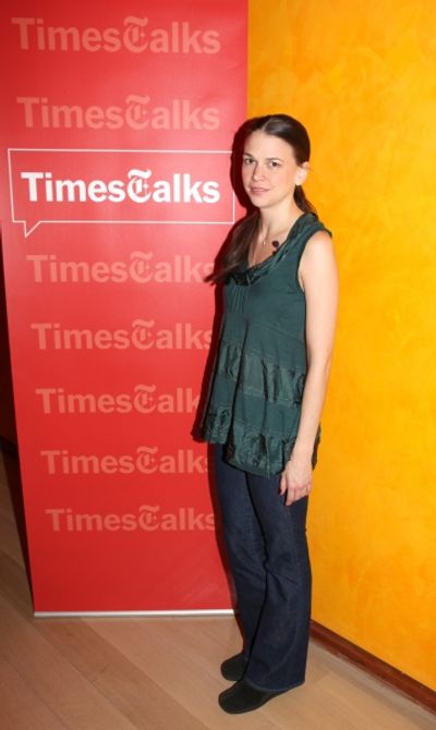 Sutton Foster backstage with TimesTalks Presents: A Conversation With Sutton Foster,  Photo