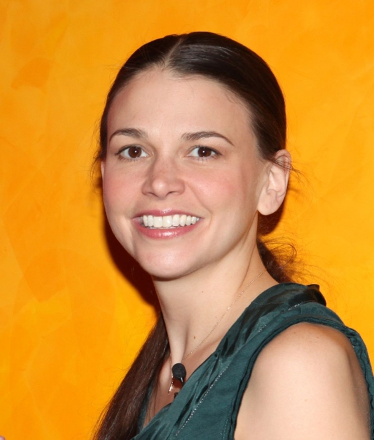 Sutton Foster backstage with TimesTalks Presents: A Conversation With Sutton Foster, Joel Grey & Kathleen Marshall at the Times Center in New York City. at 