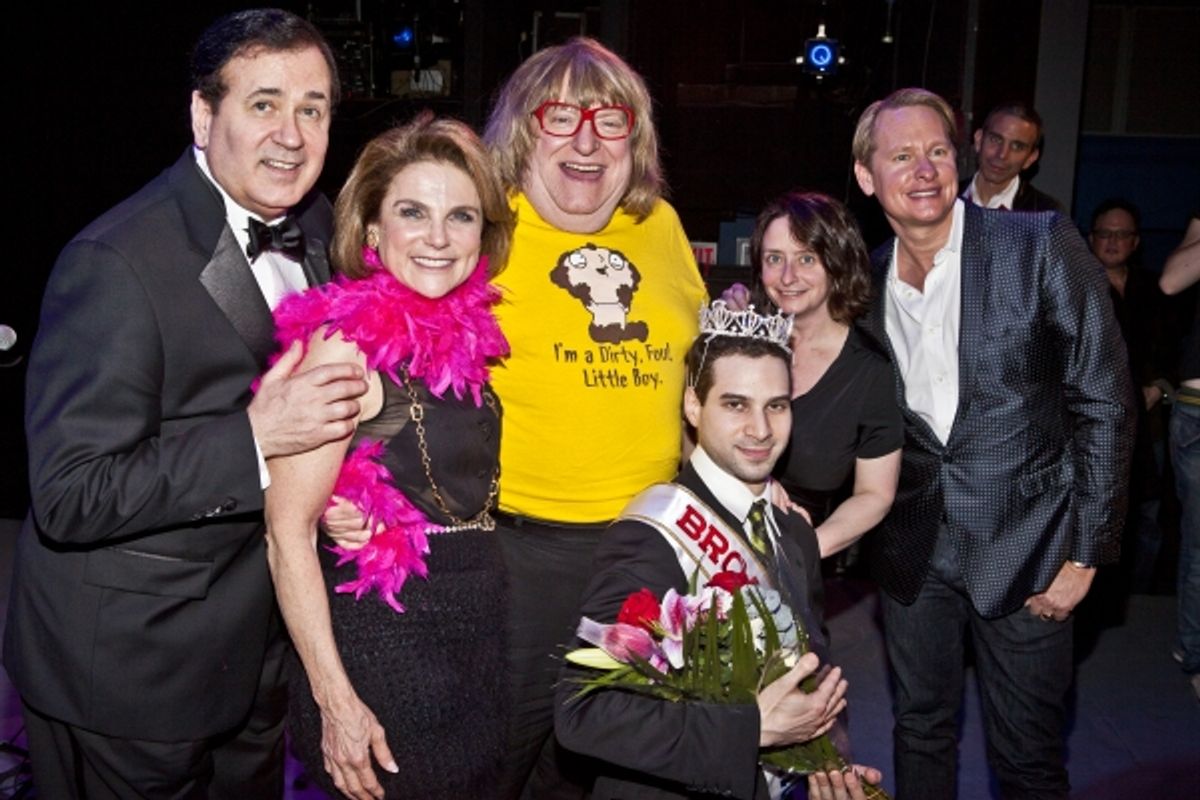 Leroy Reams, Tovah Feldshuh, Brice Vilanch, Michael Cusumano, Rachel Dratch and Carson Kressley at 