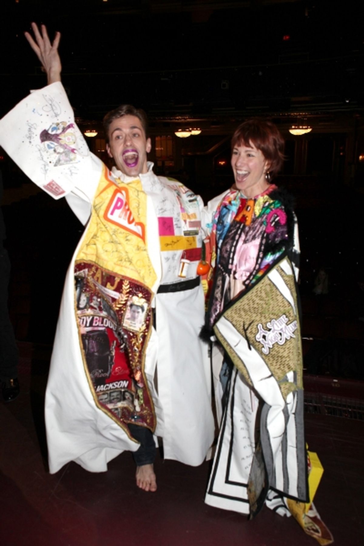 Eric Sciotto (Gypsy Robe Recipient for PRISCILLA) & Lisa Gajda (Gypsy Robe Recipient for Elf)
 at 