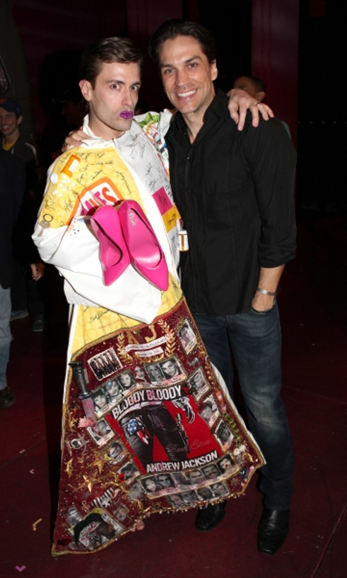 Eric Sciotto (Gypsy Robe Recipient for PRISCILLA) & Will Swenson
 at 