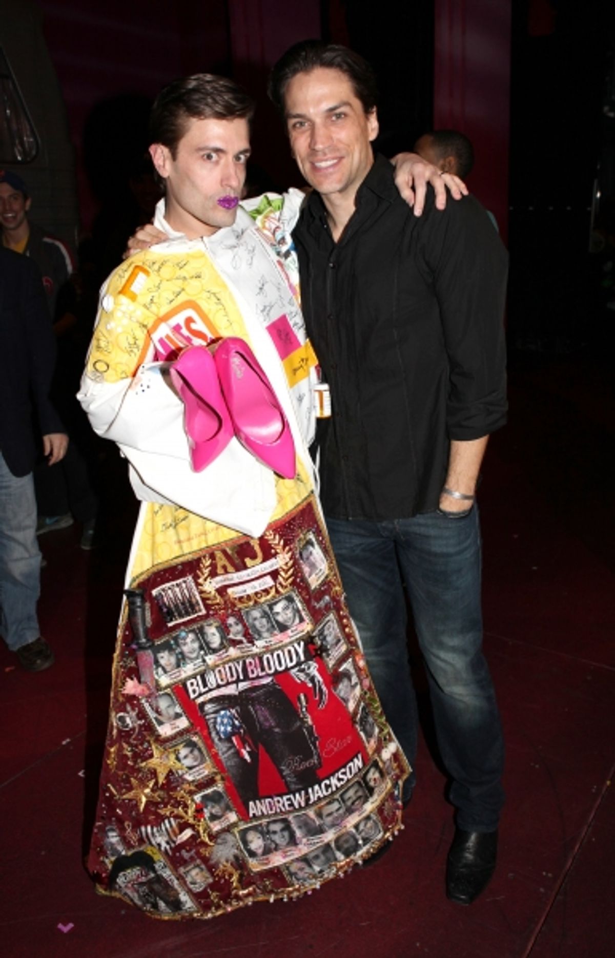 Eric Sciotto (Gypsy Robe Recipient for PRISCILLA) & Will Swenson
 at 