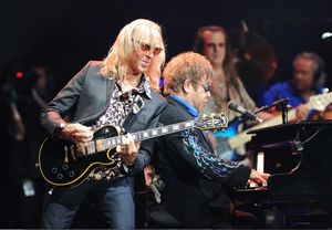Davey Johnstone and Elton John Photo