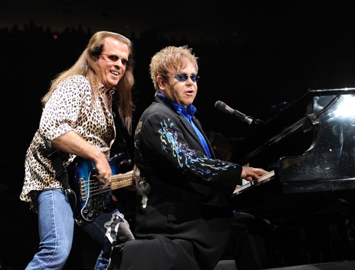 Bob Birch and Elton John at 