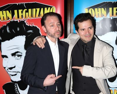 Director Fisher Stevens & John Leguizamo attending the Broadway Opening Night Perform Photo