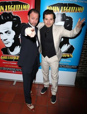 Director Fisher Stevens & John Leguizamo attending the Broadway Opening Night Perform Photo