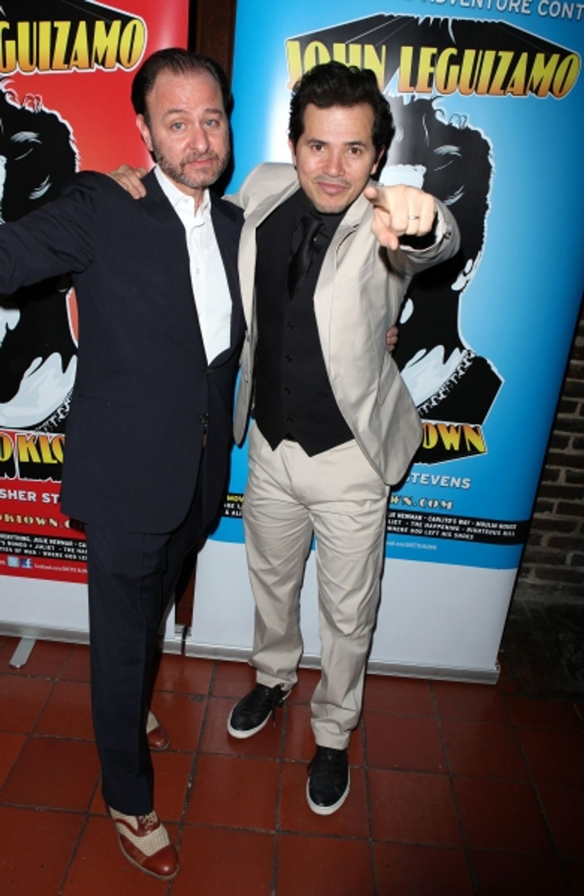 Director Fisher Stevens & John Leguizamo attending the Broadway Opening Night Performance Reception for  'Ghetto Klown'  at the Lyceum Theatre in New York City. at 