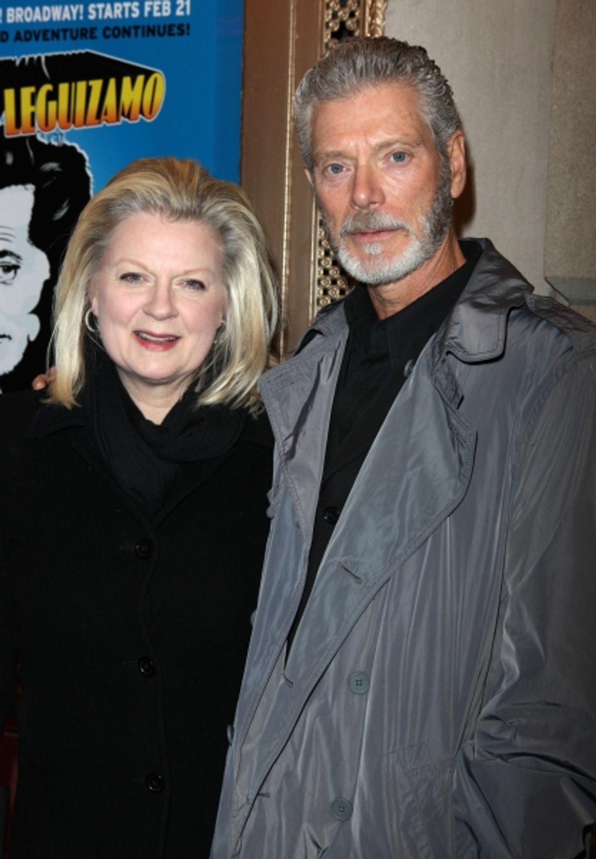 Stephen Lang & wife Tina Lang attending the Broadway Opening Night Performance of  'Ghetto Klown'  at the Lyceum Theatre in New York City. at 