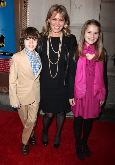 Lucas Leguizamo, Justine Maurer, Ellegra Leguizamo attending the Broadway Opening Nig Photo