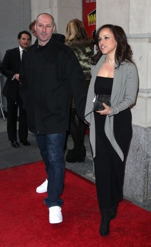 Rosie Perez & Boyfriend attending the Broadway Opening Night Performance of  'Ghetto  Photo